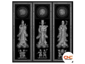 File jdpaint tranh phúc lộc thọ đẹp mắt 2025