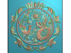 File jdpaint tứ linh rồng phượng