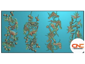 File jdpaint tứ quý dây leo