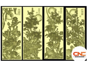 File jdpaint tứ quý tranh đẹp mắt 2025