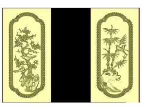 File jdpaint tứ quý trúc mai cnc