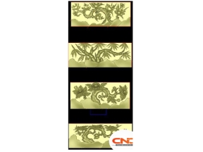 File jdpaint tứ quý tùng cúc trúc mai ngang