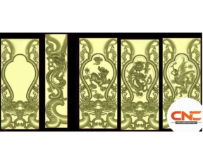 File jdpaint tựa ghế tứ linh