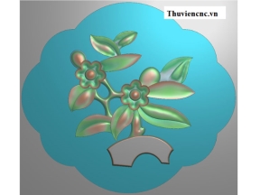 File jdpaint Vách tựa CNC hoa đẹp