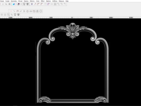 File khung gương tân cổ điển 1.8x2m