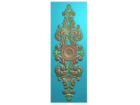 File mẫu 3d cnc hoa lá tây trang trí