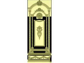 File mẫu cnc cửa chính hoa lá tây