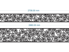 File mẫu cnc lan can mẫu họa tiết phong cách 2 kt