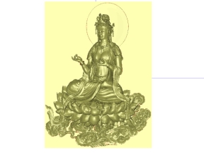 File Mẫu CNC Phật Quan Thế Âm tinh xảo hot hiện nay