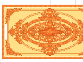 File mẫu cnc thiết kế mâm trần hoa lá tây