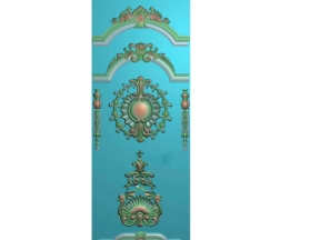 File mẫu cửa chính lá tây đẹp cnc