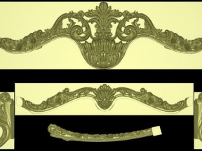 File mẫu giường lá tây tân cổ điển