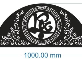 File mẫu hàng rào chữ lộc cnc