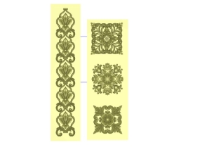File mẫu thiết kế hoa lá tây cnc