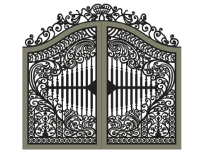 File thiết kế cnc cổng 2 cánh mới nhất trên dwg