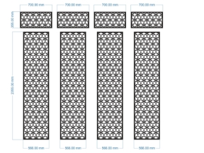 File thiết kế cnc cổng 4 cánh đơn giản nhất tháng 11