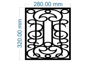 File thiết kế cnc hàng rào