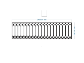 File thiết kế cnc lan can đơn giản nhất