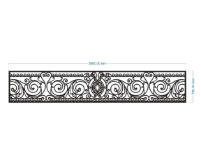 File thiết kế cnc lan can dxf
