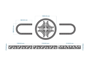 File thiết kế cnc mái kính file cad đẹp