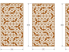 File thiết kế cnc vách ngăn 3 kích thước tuyệt đẹp