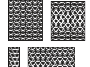 File thiết kế cnc vách ngăn 4 kt đơn giản