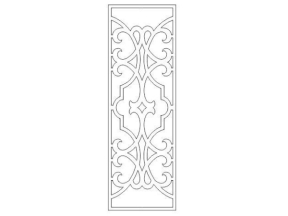 File thiết kế cnc vách ngăn đơn giản