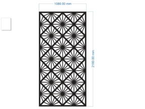 File thiết kế cnc vách ngăn đơn giản 2d