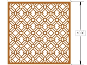 File thiết kế cnc vách ngăn đơn giản nhất 2d