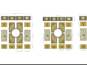 File thiết kế cổng cnc 3 kích thước thiết kế đẹp