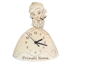 File thiết kế corel đồng hồ công chúa