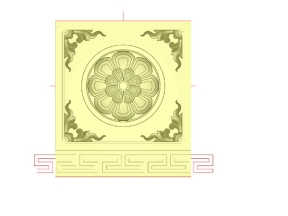 File thiết kế hoa tròn triện jdpaint
