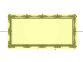File thiết kế Mẫu khung tranh jdpaint 3D với họa tiết Hoa lá tay tinh xảo