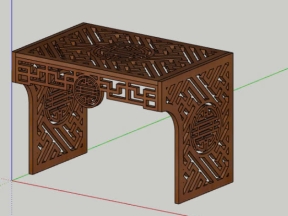 File trang thờ treo sketchup + cad chuẩn nét