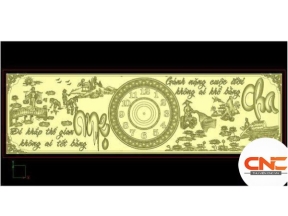 File tranh đồng hồ jdpaint đẹp mắt 2026