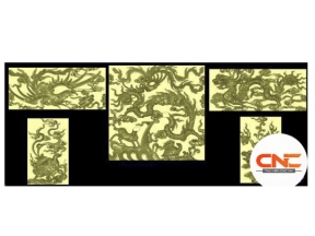 File tứ linh jdpaint mới nhất