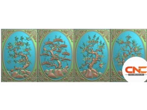 File tứ quý jdpaint 2025 cnc