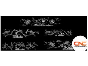 File tứ quý ngang jdpaint mới nhất