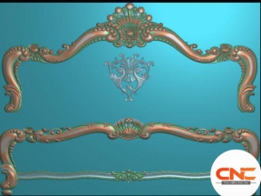 Giường lá tây cnc thiết kế jdp đẹp