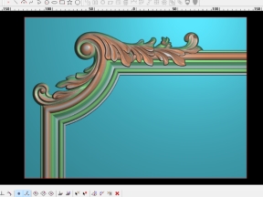 Góc Hoa Lá Tây CNC file Jdp mới
