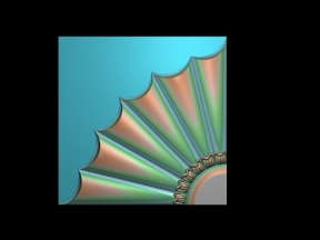 Góc lá đơn giản cạnh cửa