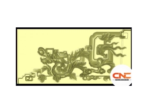 Góc triện rồng lá tây hoá cnc file jdp