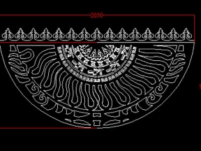 Hàng rào trống đồng cnc model dxd