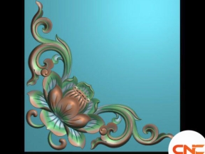 Hoa góc cnc thiết kế jdp đẹp mắt