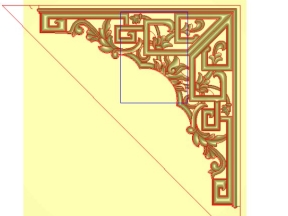 Hoa góc cnc thiết kế jdpaint đẹp mắt nhất