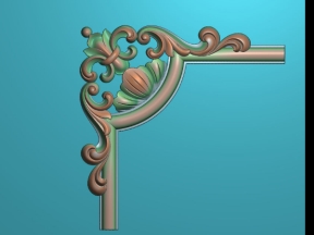 Hoa góc dán chi tiết cửa