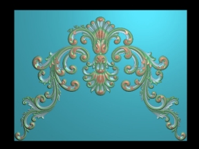 Hoa góc trần cnc mới năm