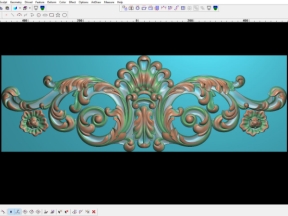 Hoa lá tây cnc bản vẽ hot