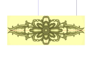 Hoa lá tây CNC thiết kế jdpaint một mẫu tuyệt đẹp mới