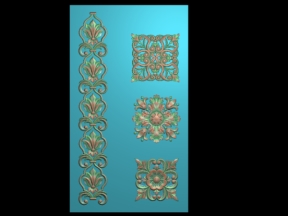 Hoa Lá Tây đẹp CNC file jdp mới